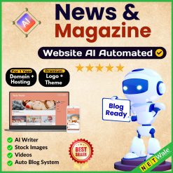 News & Magazine Website AI