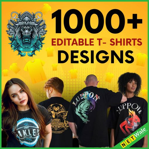 1000+ Editable T- Shirts Designs