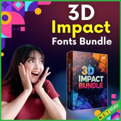 3D Impact Fonts Bundle
