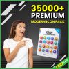 35000+ Premium Modern Icon pack