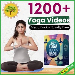 1200+ Yoga Videos Mega Pack - Royalty Free