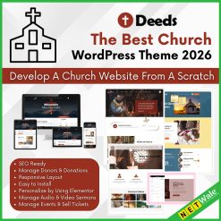 Deeds - The Best Church WordPress Theme 2026