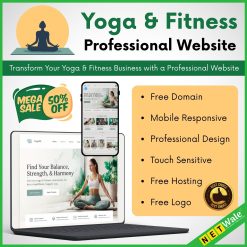 Yoga & Fitness Professional Website