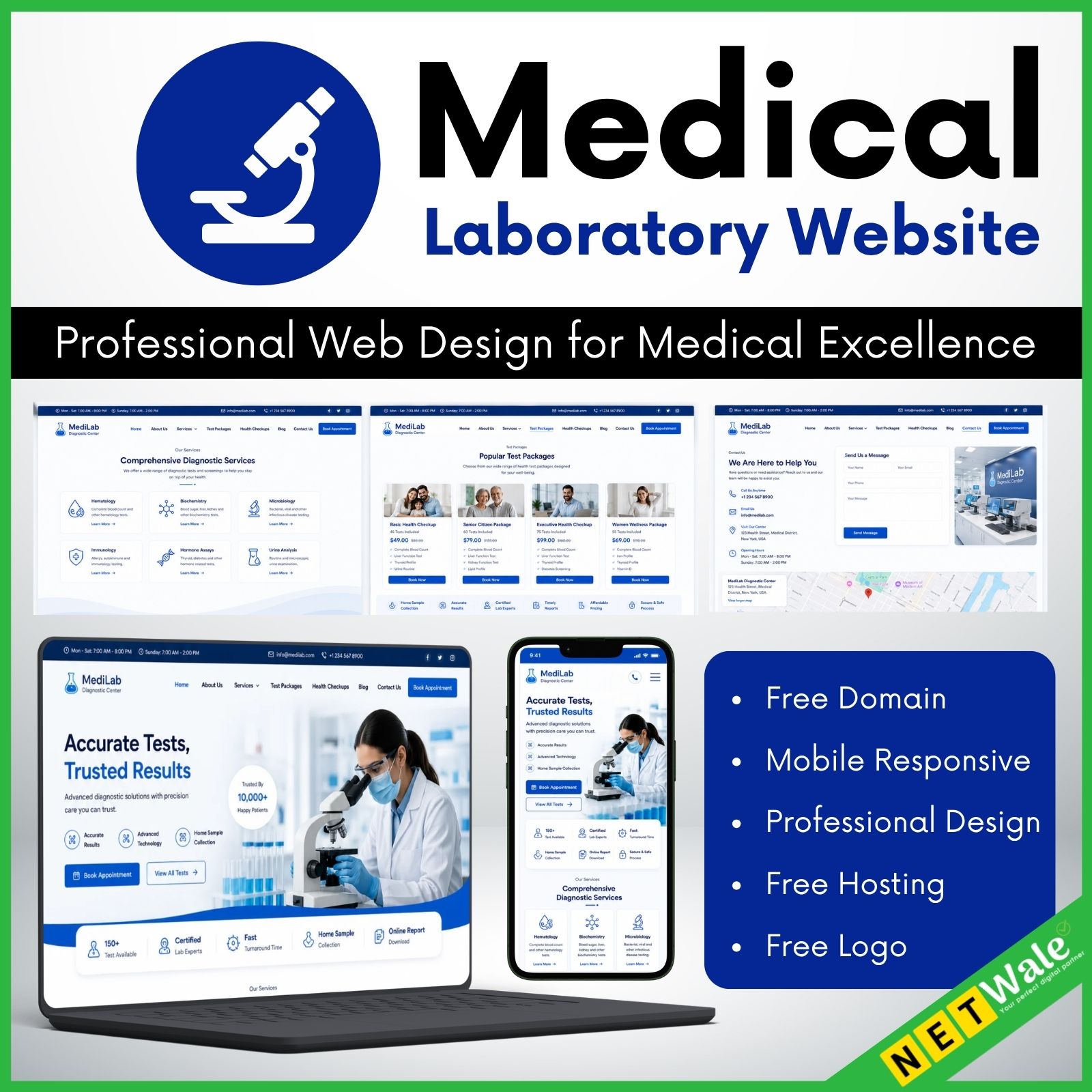 Medical Laboratory Website