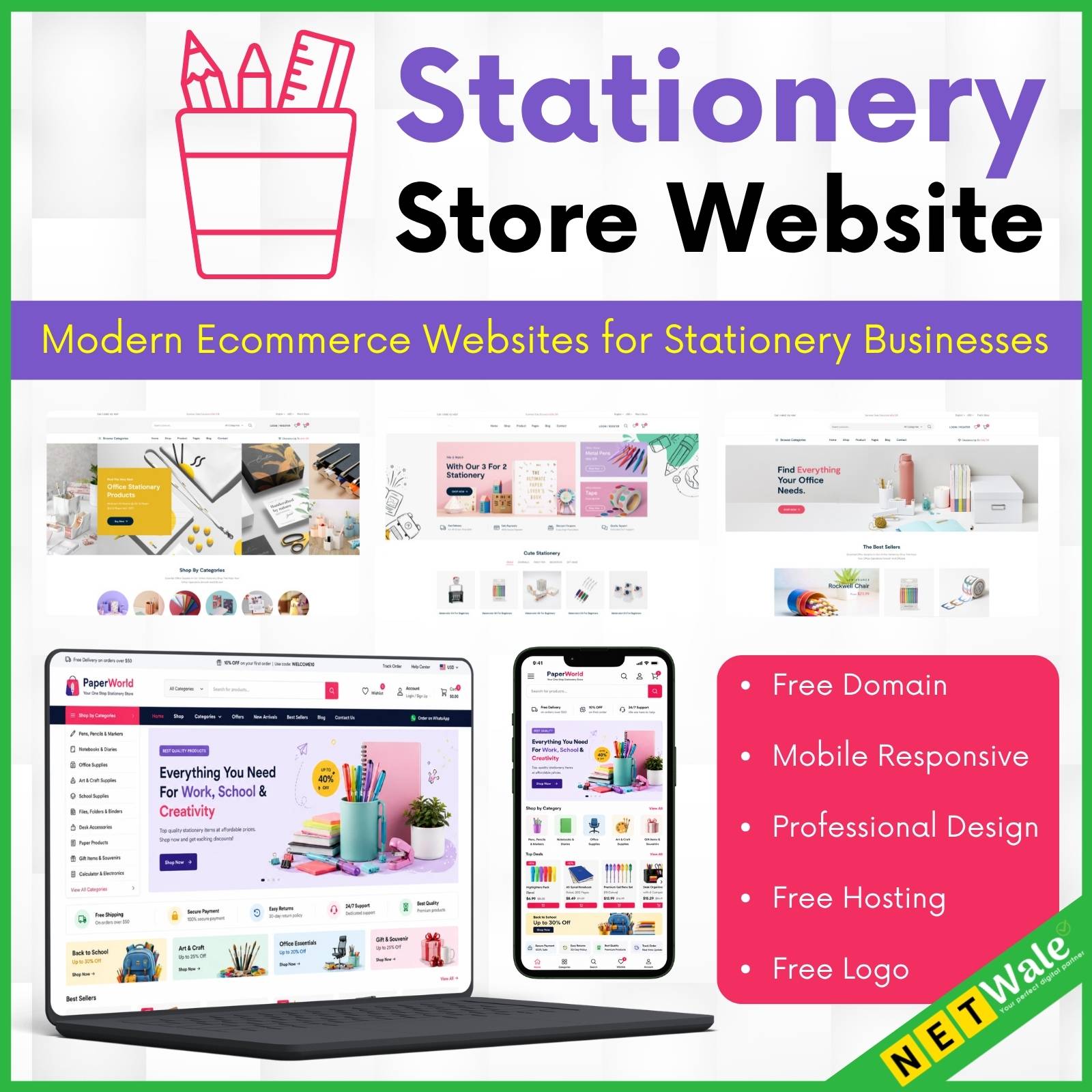 Stationery Store Website